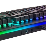 Thermaltake TT eSports Level 20 RGB Razer Green Gaming Keyboard Black US