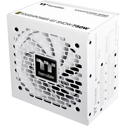 Thermaltake Toughpower GT Snow 750W tápegység - 80 Plus Gold, teljesen moduláris, ATX 3.1, PCIe 5.1, 12V-2x6