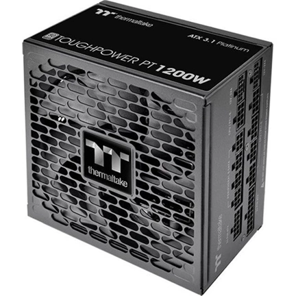 Thermaltake Toughpower PT tápegység - 80 Plus Platinum, teljesen moduláris, ATX 3.1, PCIe 5.1, 12+4pin, 1200W