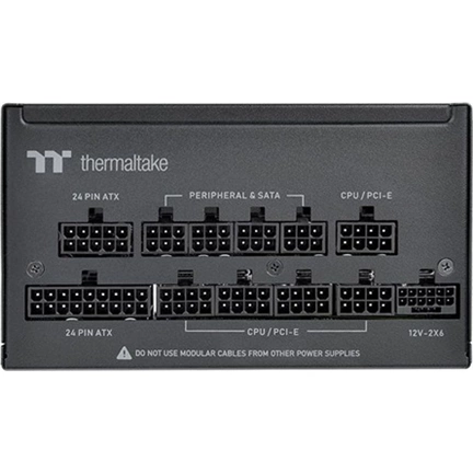 Thermaltake Toughpower PT tápegység - 80 Plus Platinum, teljesen moduláris, ATX 3.1, PCIe 5.1, 12+4pin, 850W