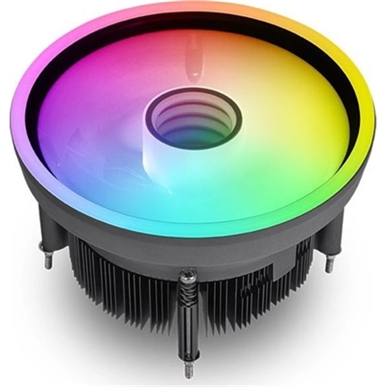 Thermaltake UX150-L ARGB Sync processzorhűtő - 130W TDP, 6 LED-es RGB ventilátor, LED külső gyűrű, 35dB-A, fekete