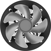 Thermaltake UX150 ARGB Sync processzorhűtő - 130W TDP, 6 LED-es RGB ventilátor, 35dB-A, fekete