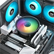 Thermaltake UX150 ARGB Sync processzorhűtő - 130W TDP, 6 LED-es RGB ventilátor, 35dB-A, fekete