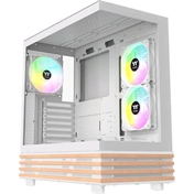 Thermaltake View 270 Plus WS ARGB Snow számítógépház - ATX, 3db ARGB Lite ventilátor