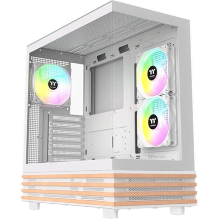 Thermaltake View 270 Plus WS ARGB Snow számítógépház - ATX, 3db ARGB Lite ventilátor