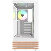 Thermaltake View 270 Plus WS ARGB Snow számítógépház - ATX, 3db ARGB Lite ventilátor