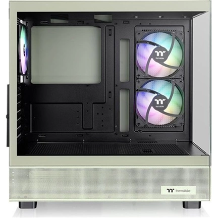 Thermaltake View 270 Plus TG ARGB Matcha Green számítógépház - ATX, 3db ARGB Lite ventilátor