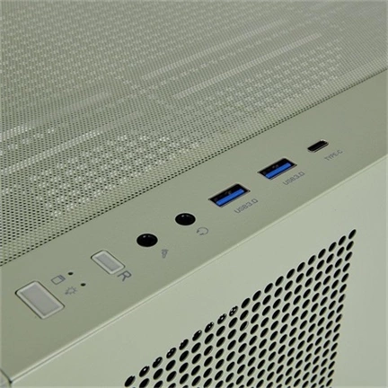 Thermaltake View 270 Plus TG ARGB Matcha Green számítógépház - ATX, 3db ARGB Lite ventilátor