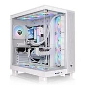 Thermaltake View 380 XL TG számítógépház - ATX, 4db ARGB Lite ventilátor, hófehér