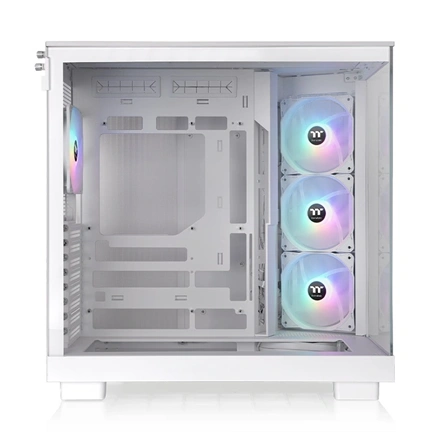Thermaltake View 380 XL TG számítógépház - ATX, 4db ARGB Lite ventilátor, hófehér