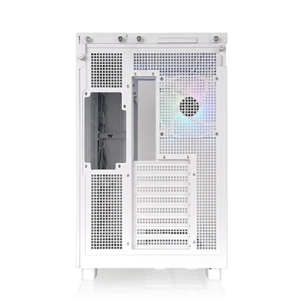 Thermaltake View 380 XL TG számítógépház - ATX, 4db ARGB Lite ventilátor, hófehér