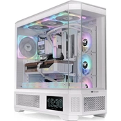Thermaltake View 600 TG Snow számítógépház - E-ATX, 4 oldalon edzett üvegpanel