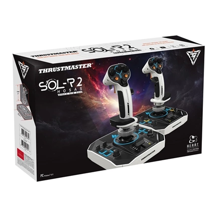 Thrustmaster Sol-R 2 Flightstick - 2 játékvezérlő űrszimulátorokhoz 44 akciógombbal