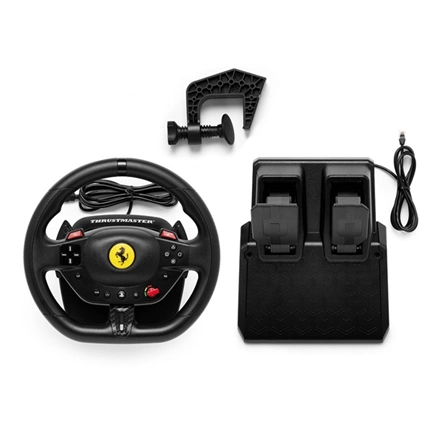 Thrustmaster T98 Ferrari 296 GTB versenykormány + pedál (PS/PC)