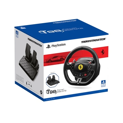 Thrustmaster T98 Ferrari 296 GTB versenykormány + pedál (PS/PC)