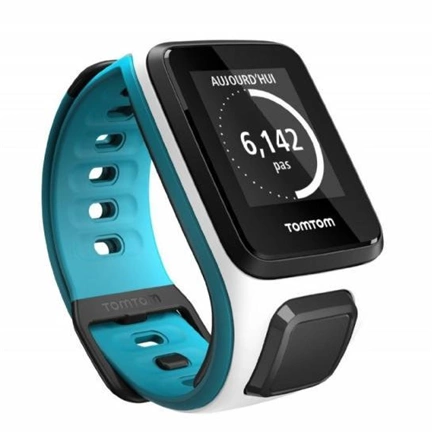 TomTom Runner 2 okosóra, fehér/világoskék, S (121-175mm) méret
