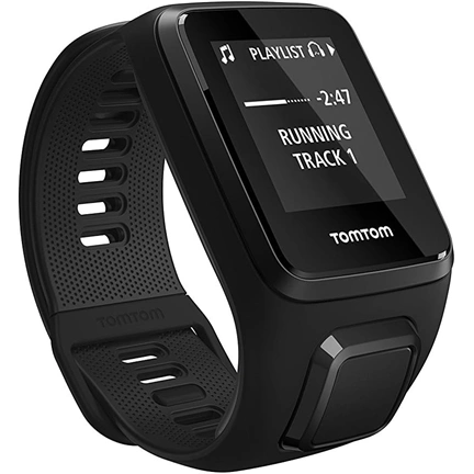 TomTom Spark 3 Cardio + Music GPS fitnesz okosóra, fekete, S méret (125 - 172 mm)