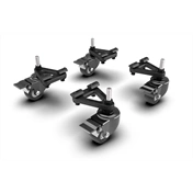 Trak Racer Szimulátor kiegészítő - Univerzális fékezhető görgők rögzítő konzolokkal