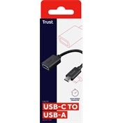 Trust 20967 Calyx USB 3.2 Gen 2 10Gbps Type-C apa / Type-A anya adapterkábel