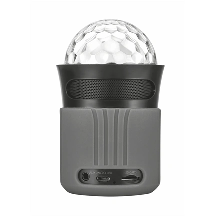 Trust 21345 Dixxo Go BT Speaker w/ party lights - grey
