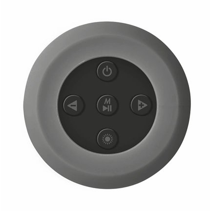 Trust 21345 Dixxo Go BT Speaker w/ party lights - grey