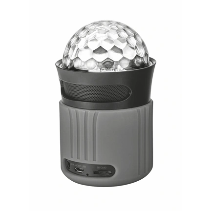 Trust 21345 Dixxo Go BT Speaker w/ party lights - grey