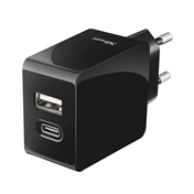 Trust 21589 Fast Dual USB-C & USB Wall Charger for phone