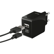 Trust 21589 Fast Dual USB-C & USB Wall Charger for phone