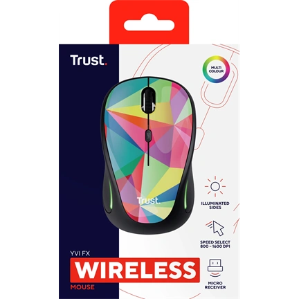 Trust 22337 Yvi FX Wireless Mouse - geometrics