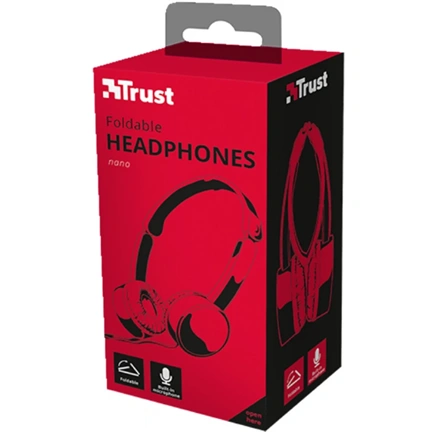 Trust 23105 UR Nano Headphones - red