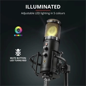 Trust 23510 Gaming GXT 256 Exxo Streaming Microphone