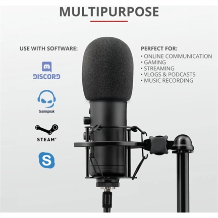 Trust 23510 Gaming GXT 256 Exxo Streaming Microphone