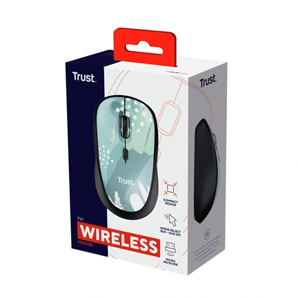 Trust 24442 Yvi Wireless Mouse - blue brush