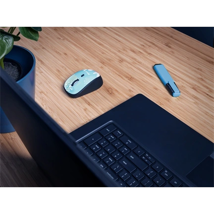 Trust 24442 Yvi Wireless Mouse - blue brush