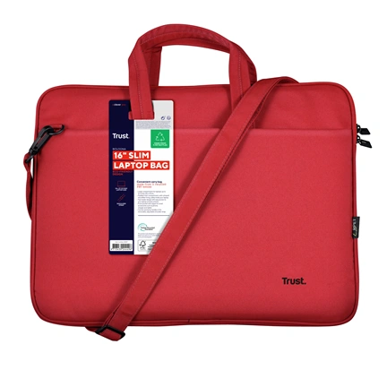 Trust 24449 Bologna Laptop Bag 16 Eco -red