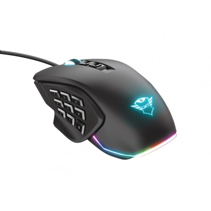 Trust GXT970 Morfix USB gamer fekete egér