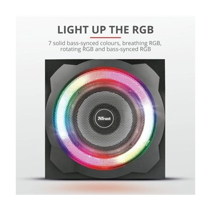 Trust 22944 Gaming GXT 629 Tytan 2.1 RGB Speaker Set