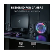 Trust 22944 Gaming GXT 629 Tytan 2.1 RGB Speaker Set