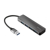 Trust 23328 Halyx Aluminium USB-C to 4-Port USB3.2 Hub