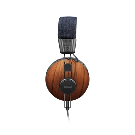 Trust 22637 Noma Headphones - denim wood