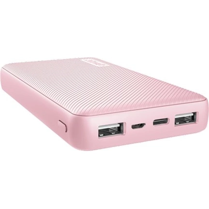 Trust Primo Compact Powerbank 15000mAh rózsaszín