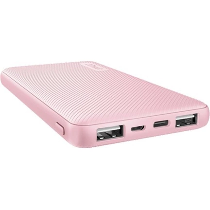 Trust Primo Ultra-Thin Powerbank 10000mAh rózsaszín