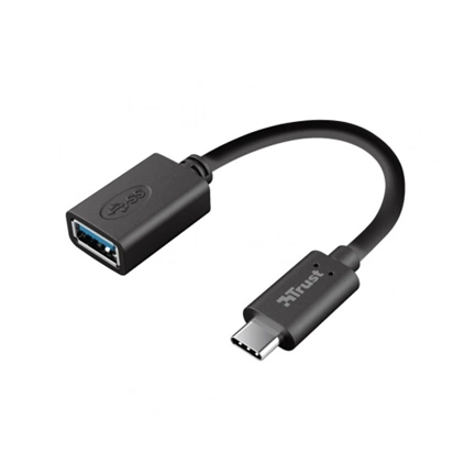 Trust 20967 Calyx USB 3.2 Gen 2 10Gbps Type-C apa / Type-A anya adapterkábel