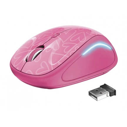 Trust 22336 Yvi FX Wireless Mouse - pink
