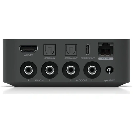 Ubiquiti PoE Audio Port - Digital Audio Streamer, Black