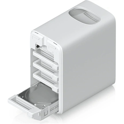 Ubiquiti UNAS 4 - NAS, 4x3,5", 2,5GbE, USB-C, PoE++ adapter, fehér