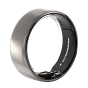 Ultrahuman Ring Air - Smart Ring, Charger, USB Cable / Size-06- Raw_Titanium