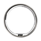 Ultrahuman Ring Air - Smart Ring, Charger, USB Cable / Size-06- Raw_Titanium