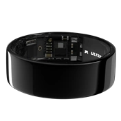 Ultrahuman Ring Air - Smart Ring, Charger, USB Cable / Size-07- Aster_Air_Fekete