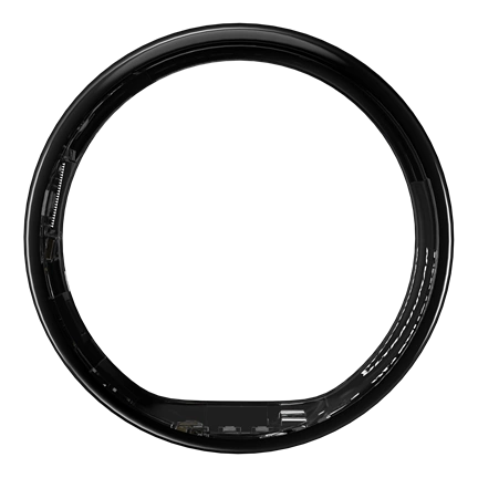 Ultrahuman Ring Air - Smart Ring, Charger, USB Cable / Size-08- Aster_Air_Fekete